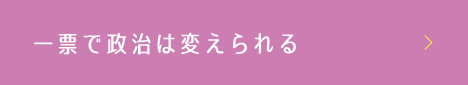 一票で政治は変えられる